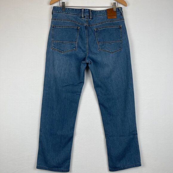Tommy Bahama Jeans Mens 33x32 Blue Straight Mid Rise Medium Wash Denim act 32x28 - Picture 3 of 11